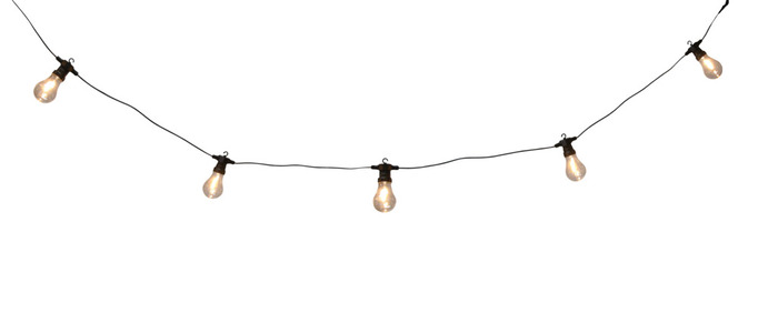 Lyslenke med 10 LED-pærer